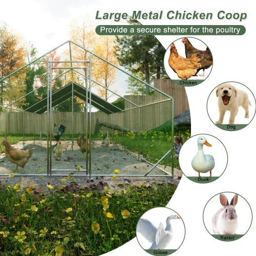 Large Metal Chicken Coop